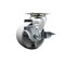Service Caster 4'' Semi Steel Cast Iron Swivel Caster with Bronze Bearing and Brake SCC-20S420-SSBZ-TLB - alternate 1